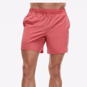 2/$30 Peloton Men's Coral 7" Lined Training Short Size Med